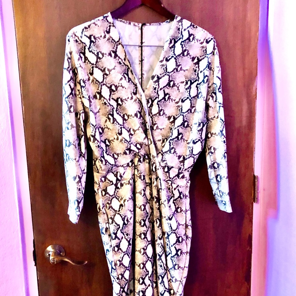 Delicate snake print jumpsuit